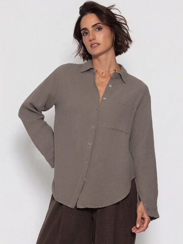 SASSYCLASSY Bluse‌‌‌‌‌‌‌‌‌‌ in Grau