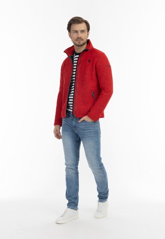 Veste en polaire Schmuddelwedda en rouge