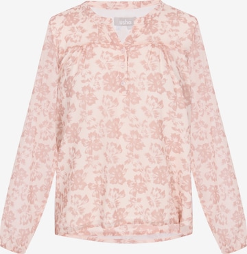Usha - Blusa em rosa: frente