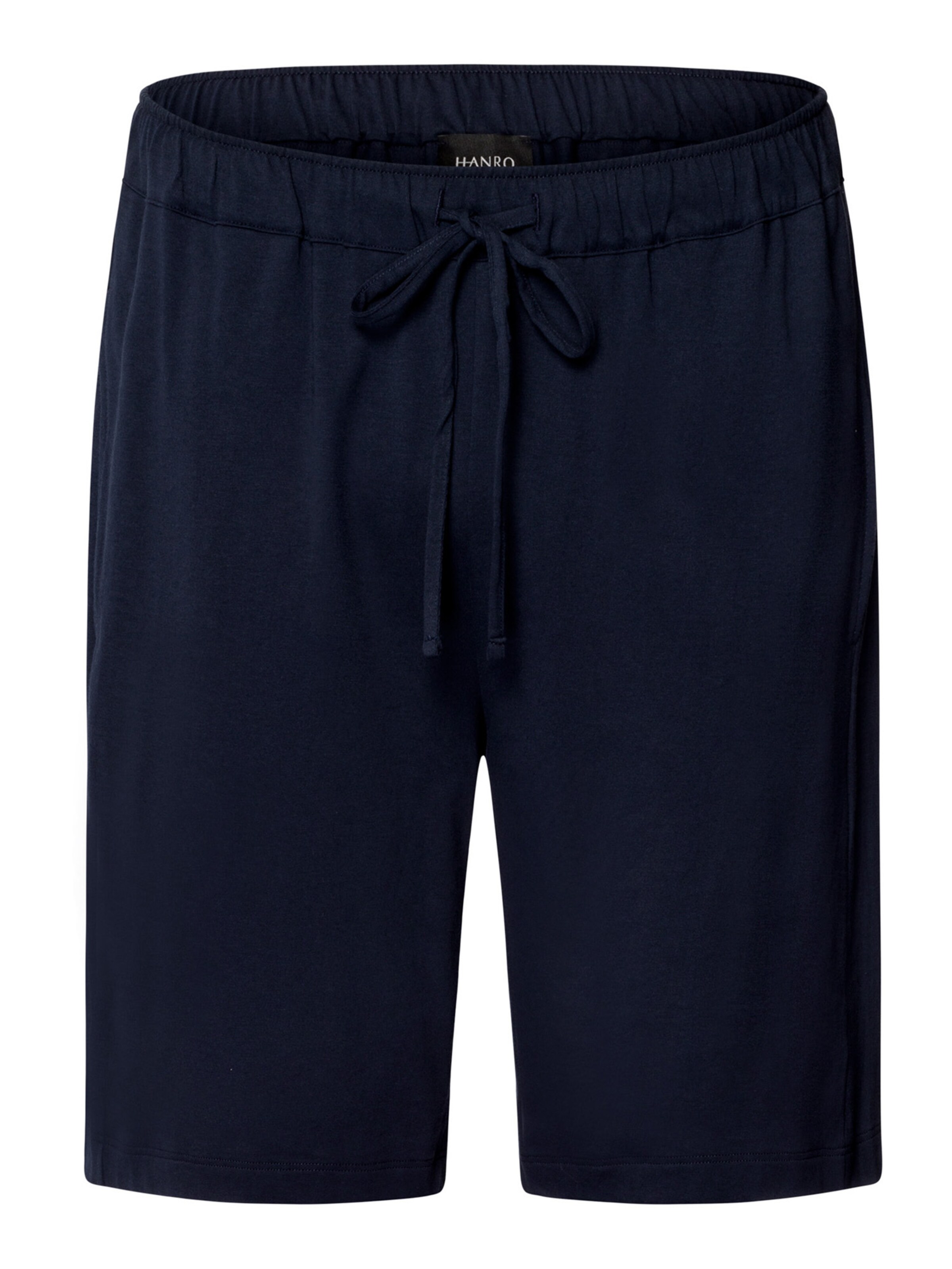 Hanro Pyjamabroek ' Night & Day ' in Blauw: voorkant