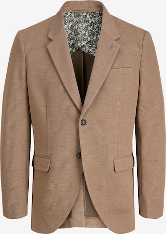 JACK & JONES Slim fit Suit Jacket 'JPRMartin' in Brown: front
