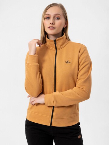 Veste de survêtement Cool Hill en marron : devant