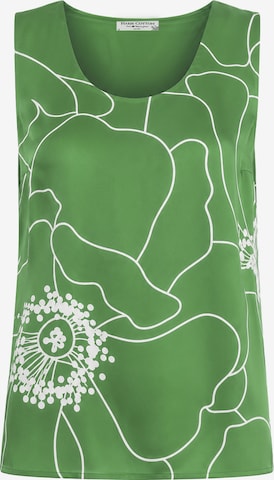 Haris Cotton - Top en verde: frente
