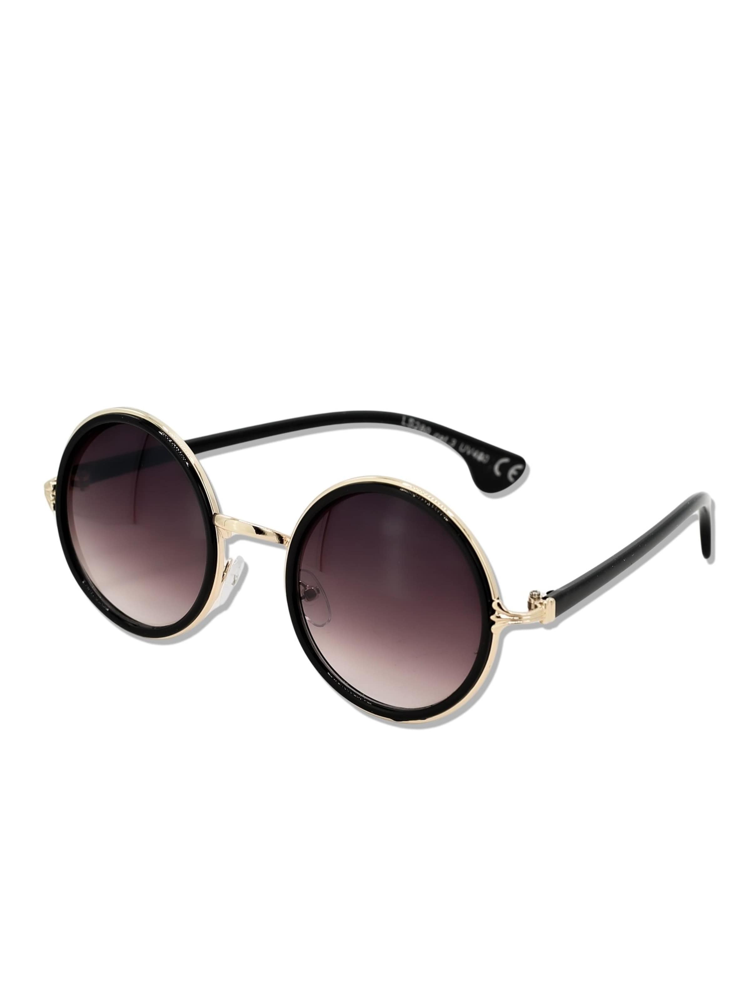 COLLEZIONE ALESSANDRO Sonnenbrille 'Hipster'‌‌‌ in Schwarz: Vorderseite