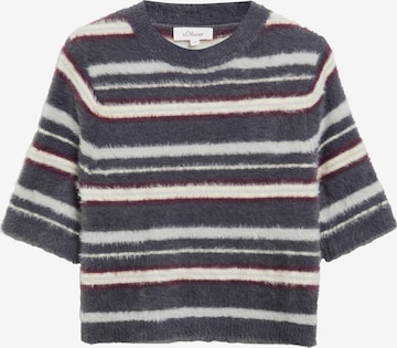s.Oliver Pullover in Grau: Vorderseite