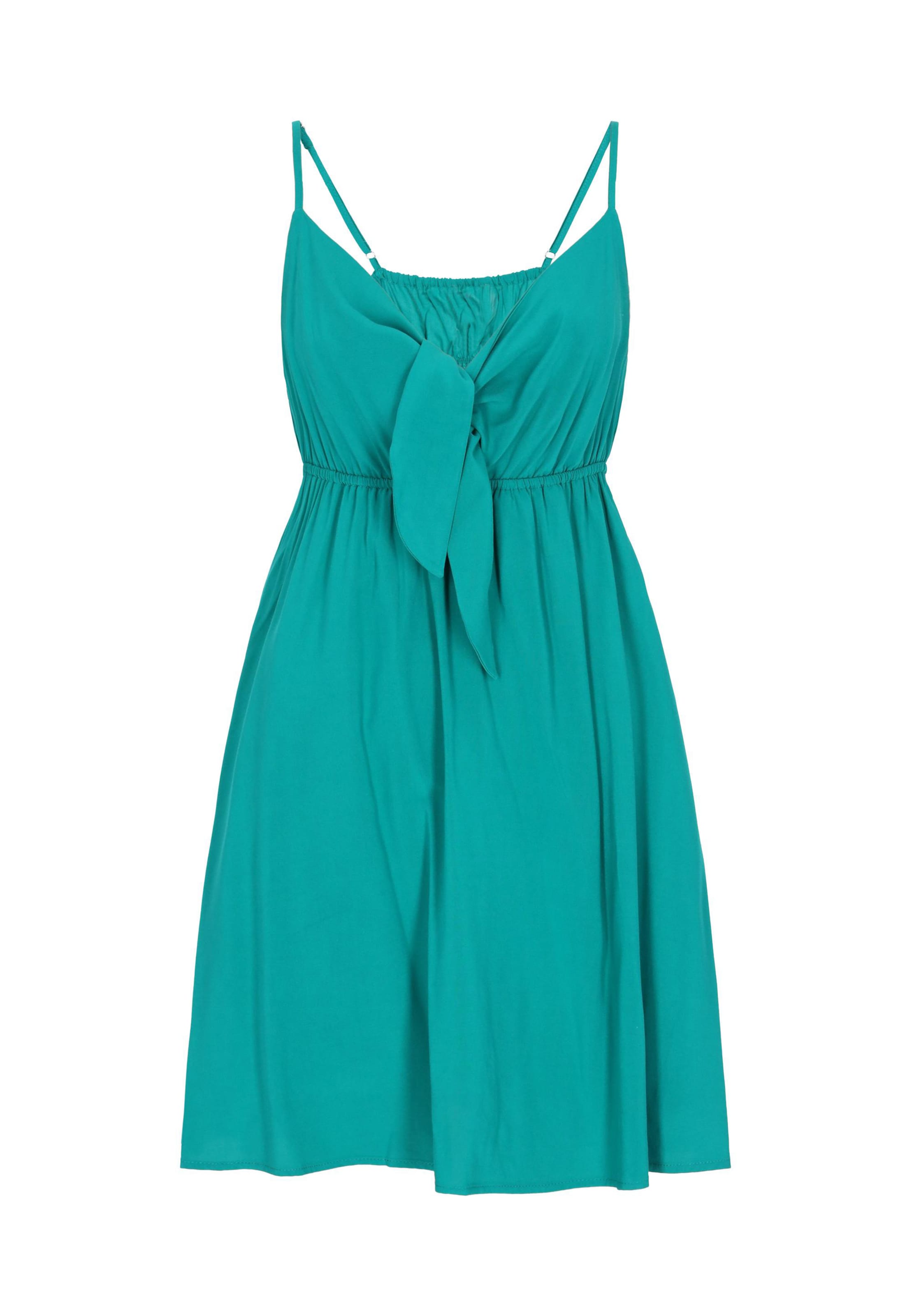 swirly Letnia sukienka 'Spring Summer' w kolorze zielony: przód