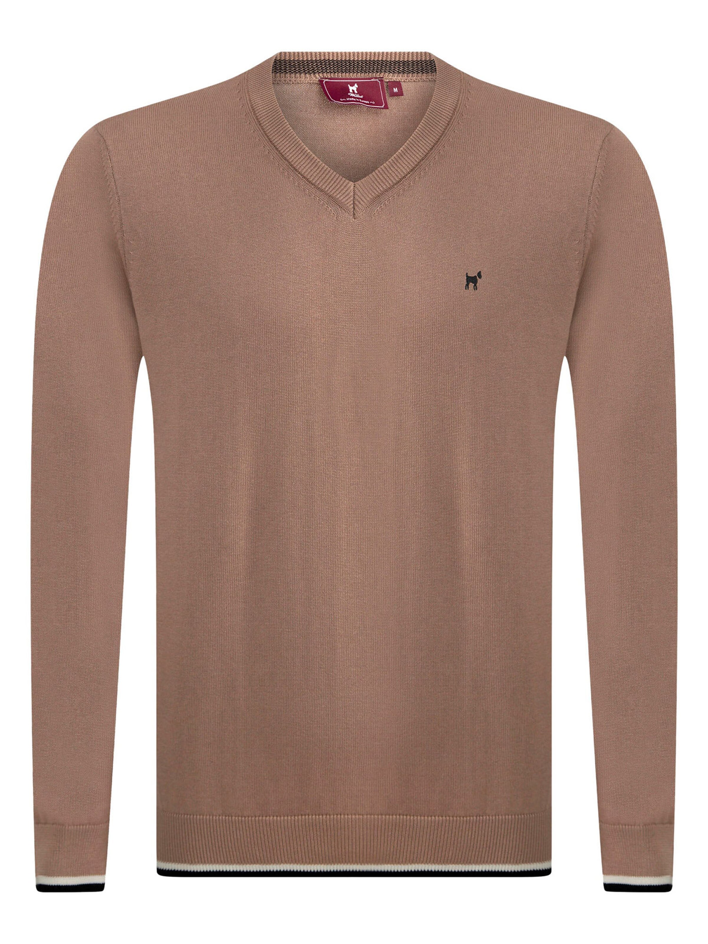 WilliotPulover - smeđa boja: prednji dio