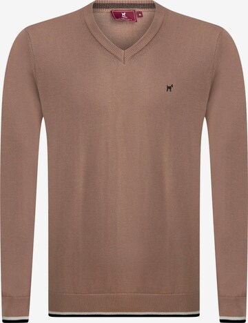 Williot Pullover i brun: forside