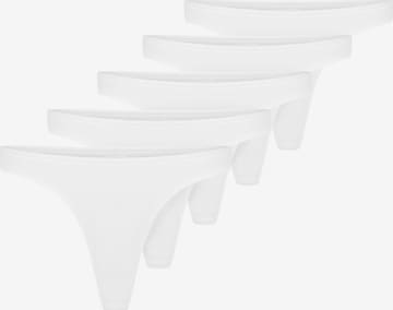 Smilodox Thong in White: front