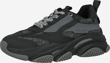 Sneaker low 'Possess-3' de la STEVE MADDEN pe negru: față