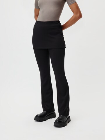 LeGer by Lena Gercke Boot cut Pants 'Mailin' in Black: front