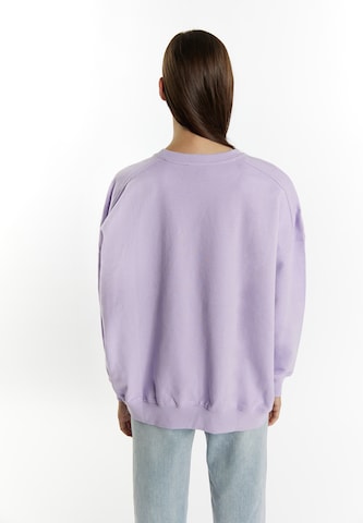 MYMO Sweatshirt 'Keepsudry' in Lila