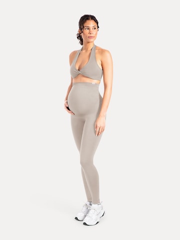 Coupe slim Leggings 'Lorraine' Smilodox en gris