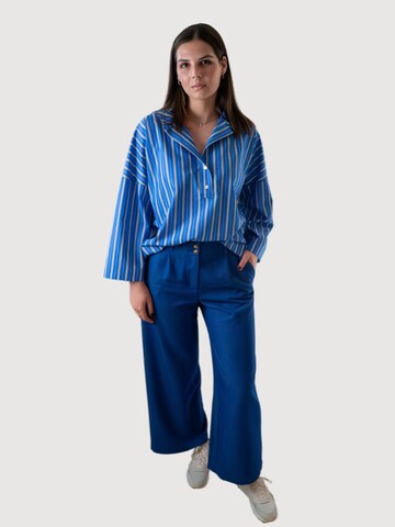 WEARABLE STORIES Shirt 'Lucie' in Blue