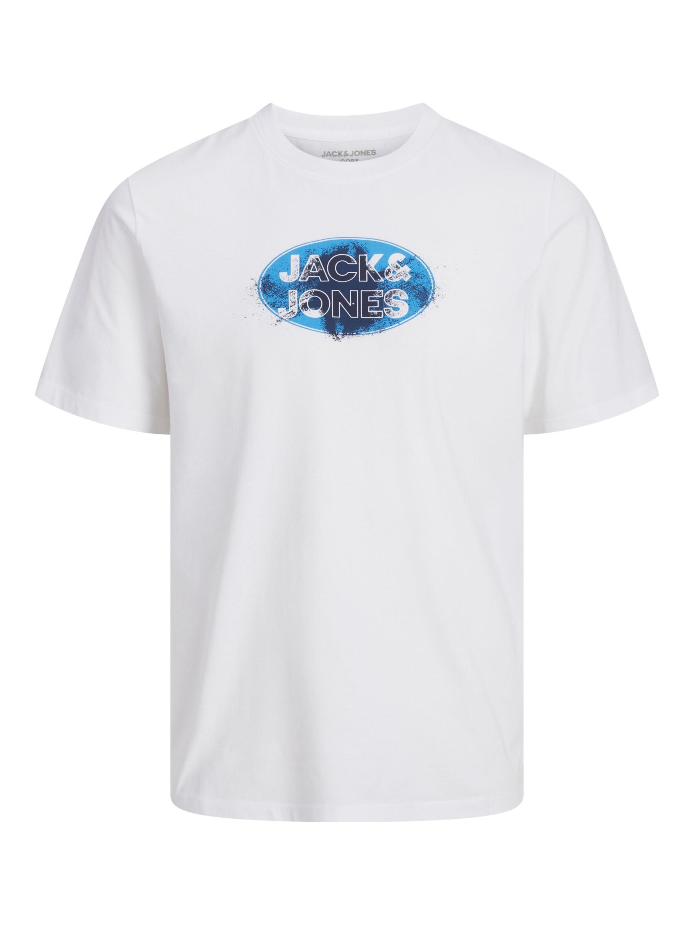 T-Shirt JACK & JONES en blanc : devant