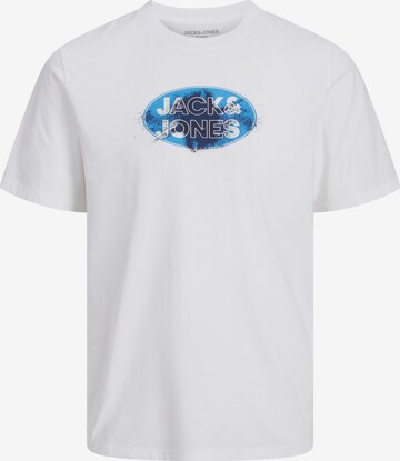 T-Shirt JACK & JONES en blanc : devant
