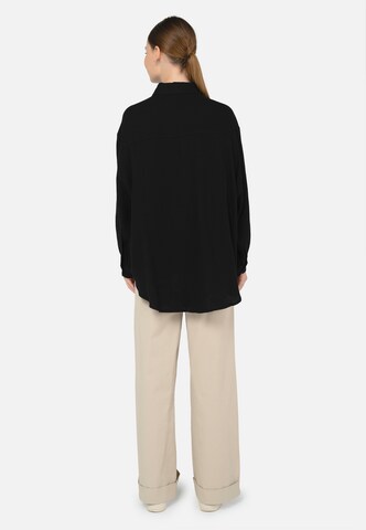 FRESHLIONS Regular fit Blouse 'Honari' in Black