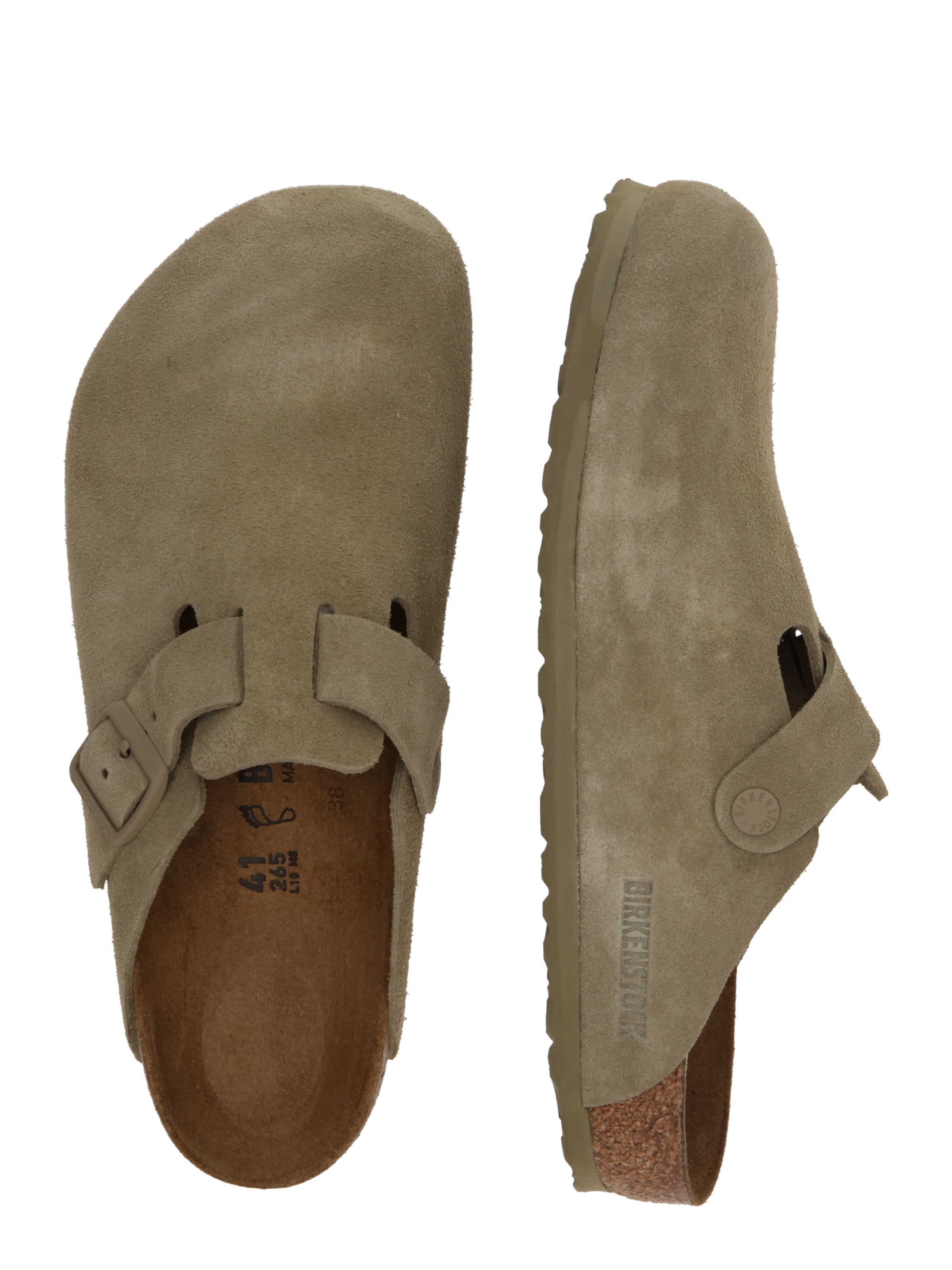 BIRKENSTOCK Clogs 'Boston LEVE' in Green