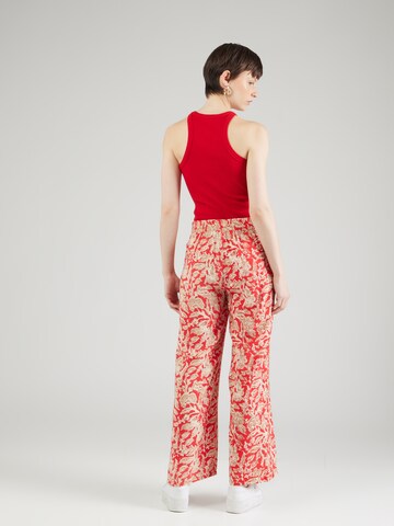 JDY Široke hlačnice Hlače 'CAMILLE' | rdeča barva
