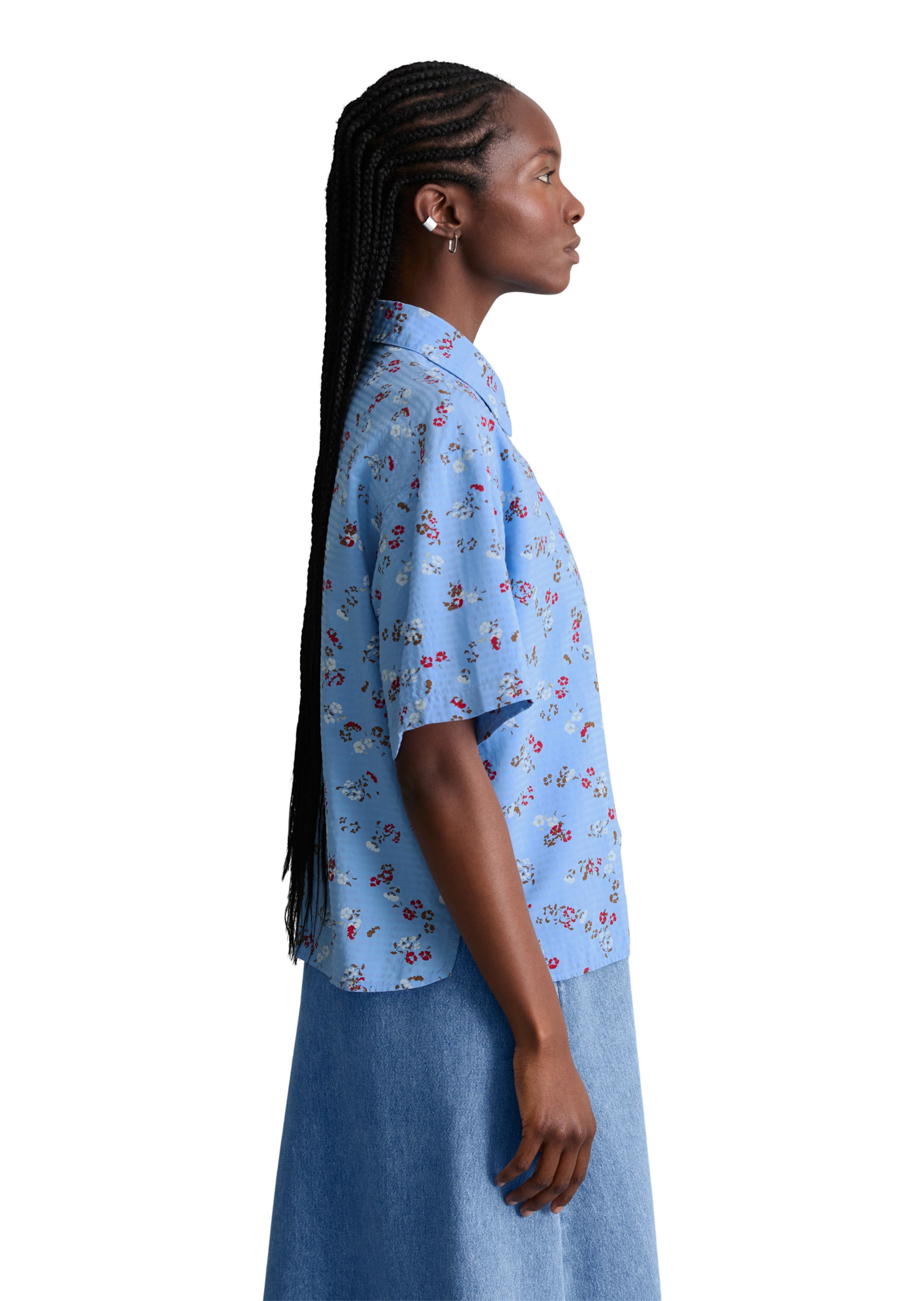 Marc O'Polo DENIM Bluse in Blau