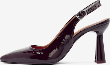 Décolleté sling di Derimod in rosso: frontale