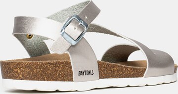 Bayton - Sandalias con hebilla 'Jaeva' en plata