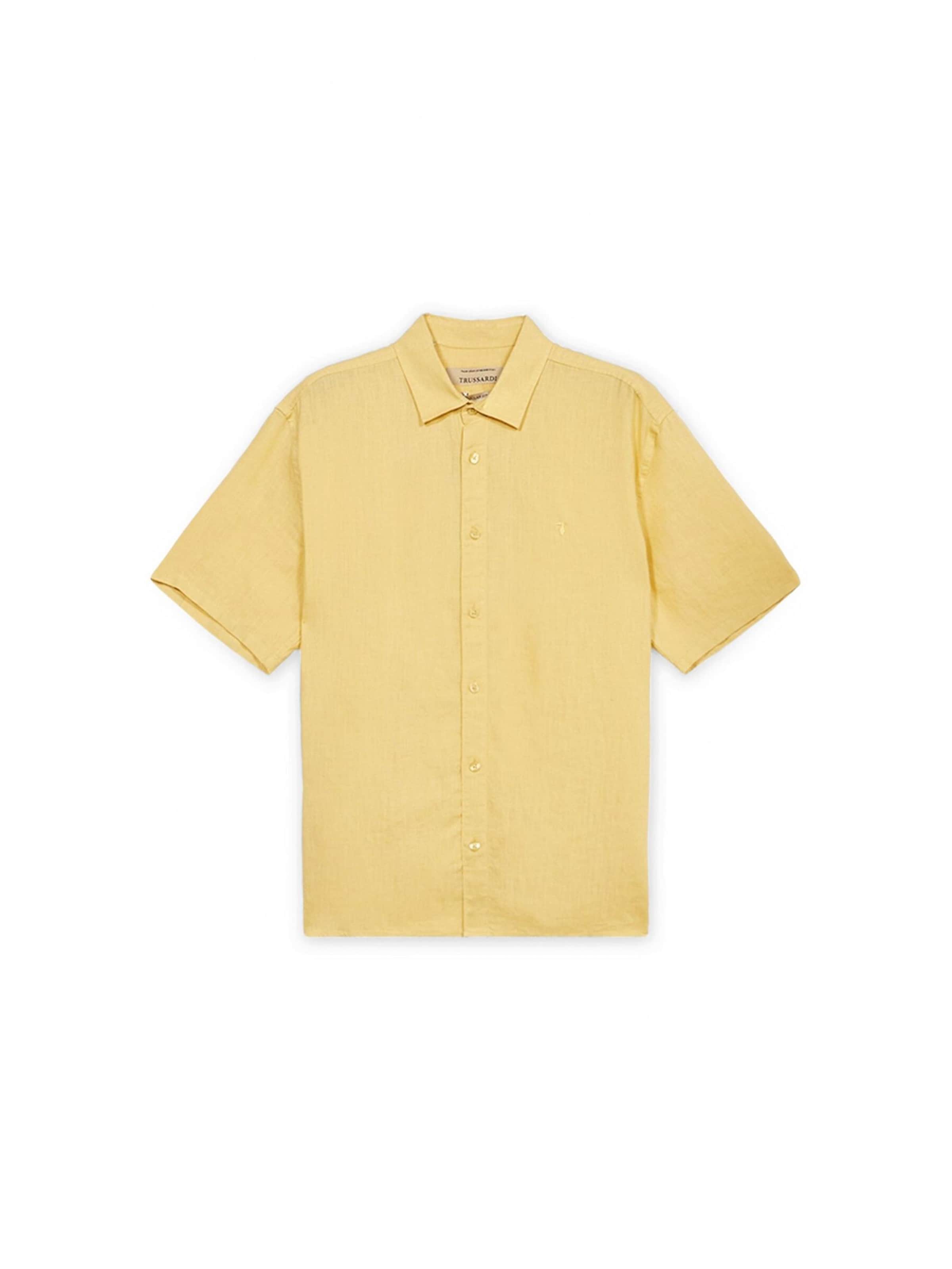 Trussardi Hemd‌‌ in Gelb: Vorderseite