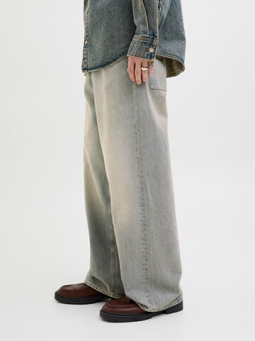 JACK & JONES Wide leg Jeans 'JJIDAVE' in Blue