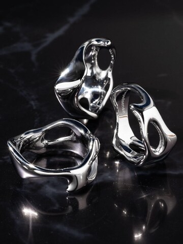 warpedsense Ring 'Liquid' in Silver