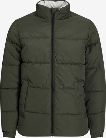 Jack & Jones Junior Winterjas in Groen: voorkant