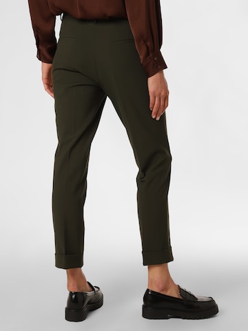 MORE & MORE Regular Pleated Pants in Green