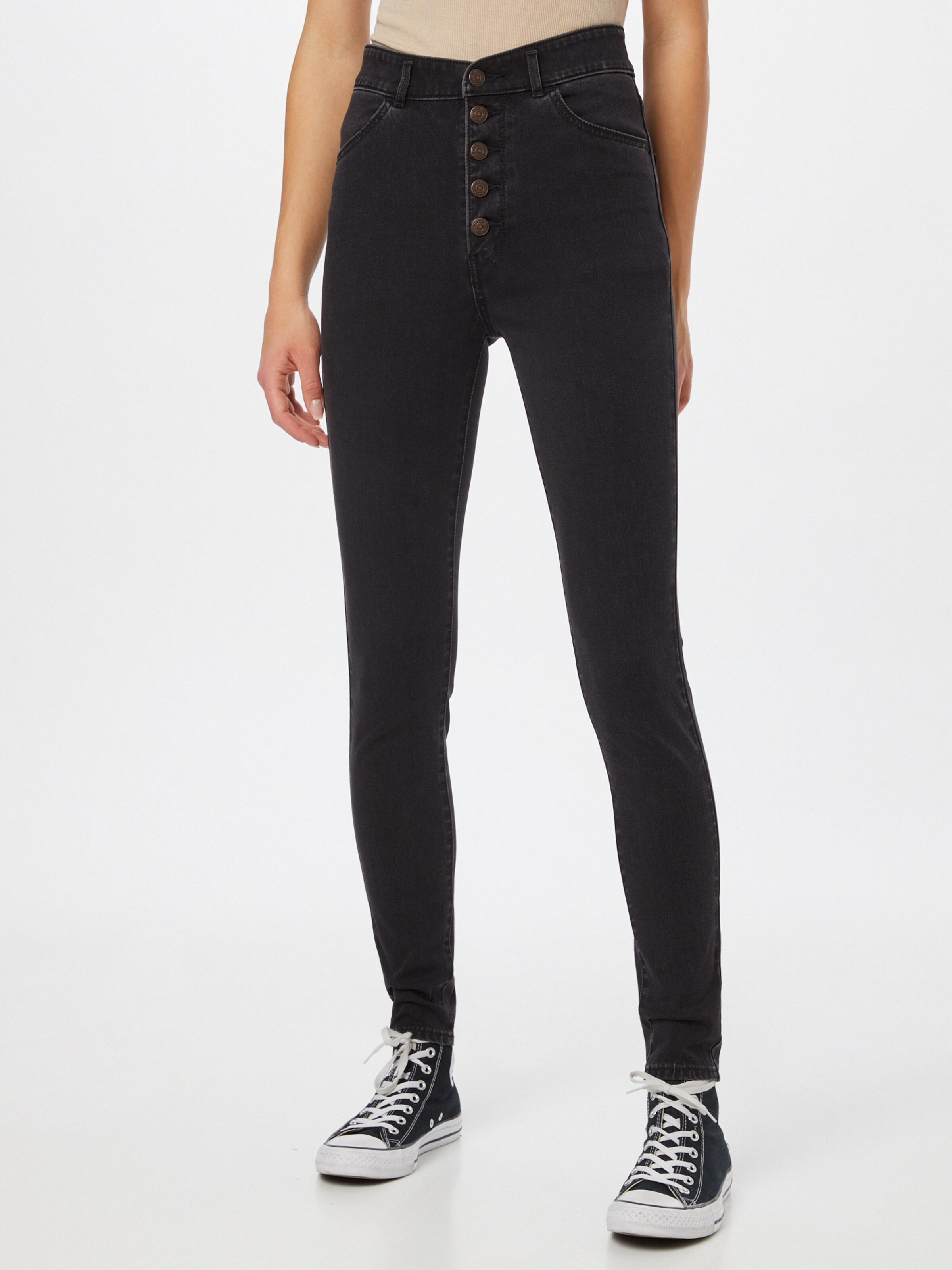 Donna nNc3d LEVIS Jeans MILE in Nero 