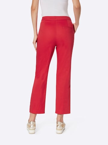 Regular Pantalon heine en rouge