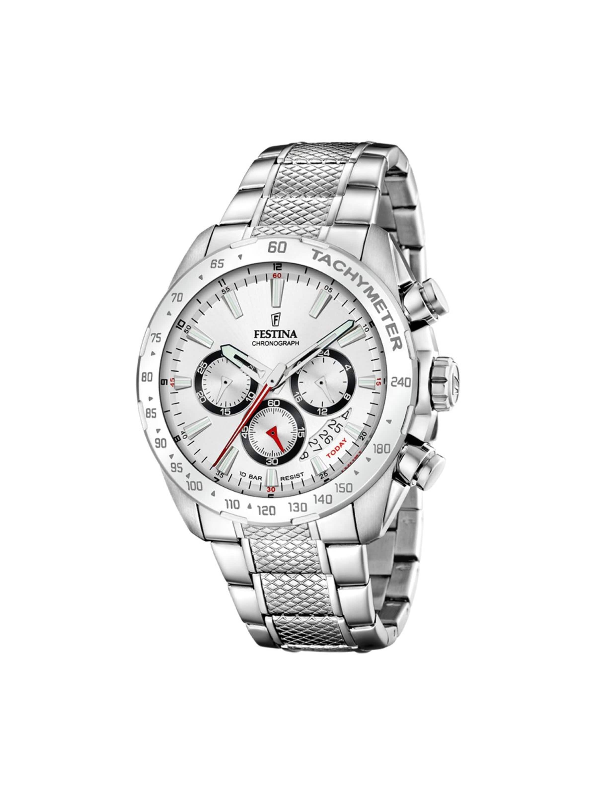 Montre à affichage analogique 'Timeless' FESTINA en blanc : devant