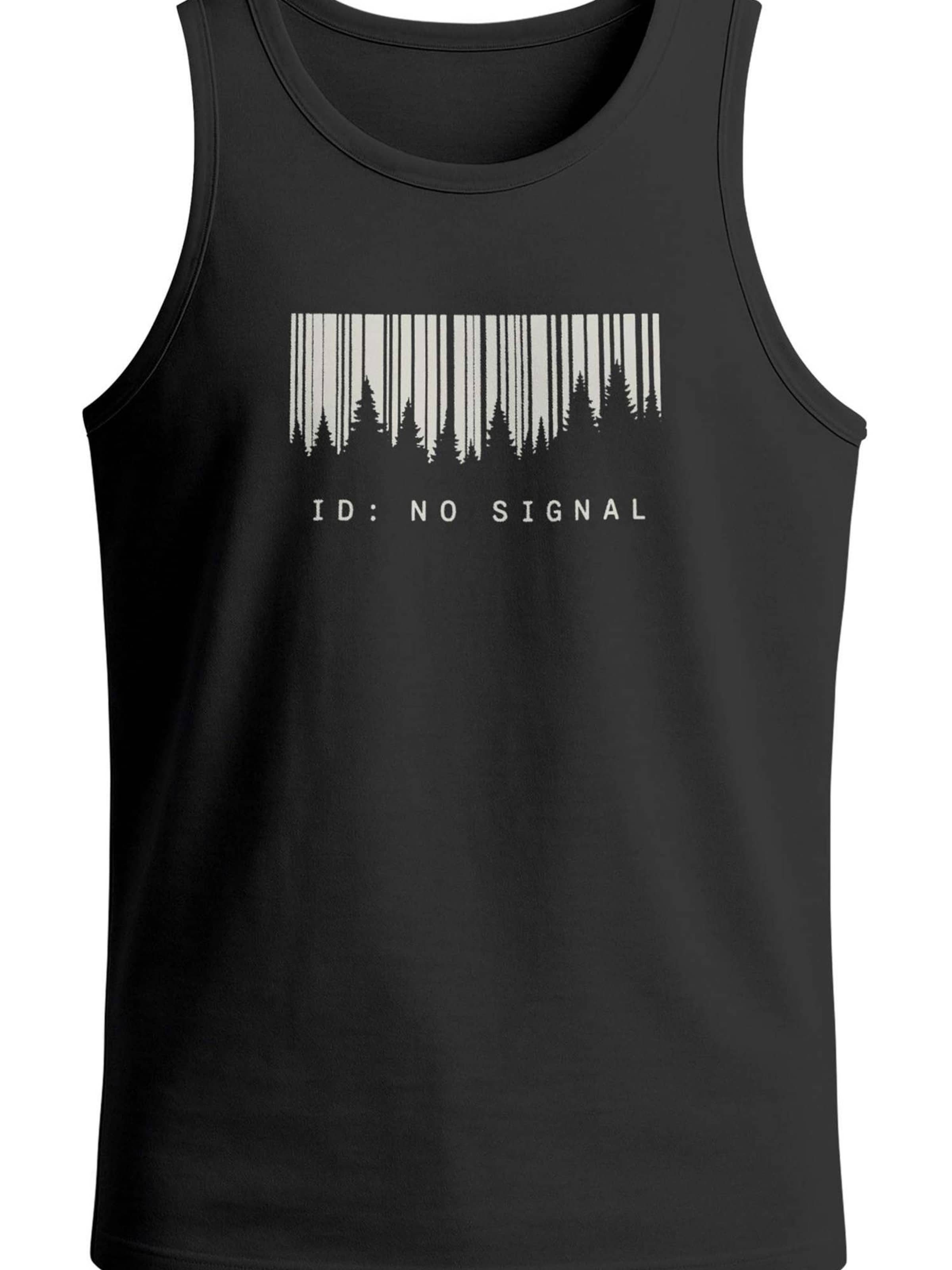 Neverless Shirt 'No Signal' in Black