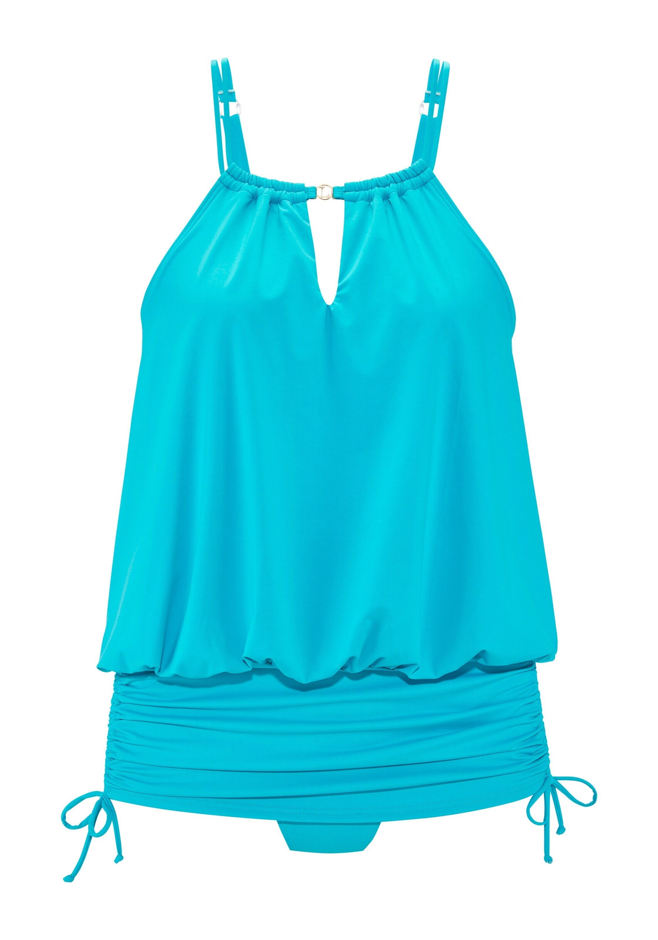 LASCANA Σουτιέν για T-Shirt Μαγιό-φόρεμα σε μπλε: μπροστά