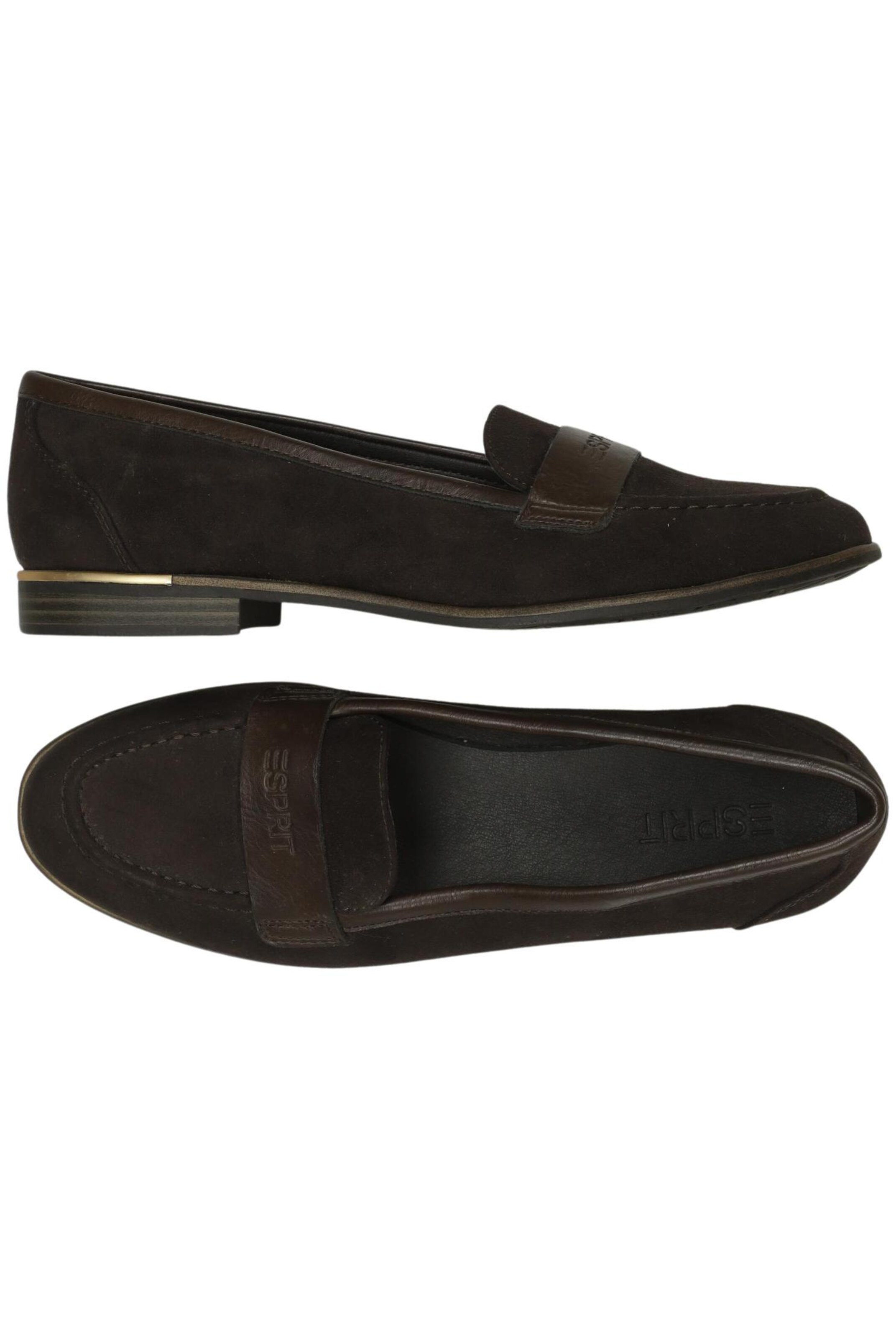 ESPRIT Flats & Loafers in 37 in Brown: front