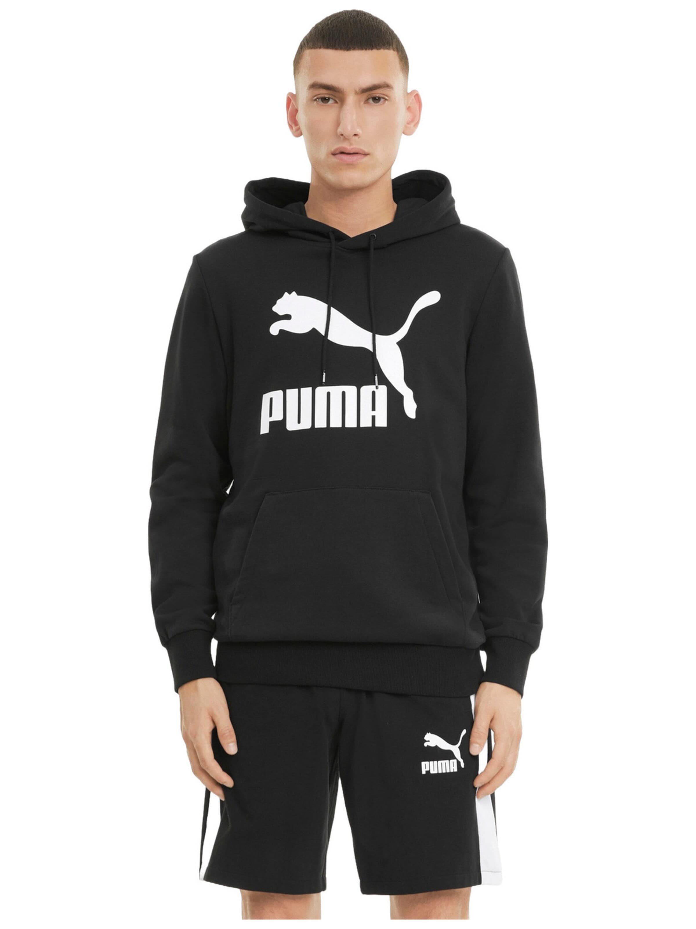 Giacca di felpa 'Puma Classics Logo' in S PUMA di colore nero, Visualizzazione prodotti