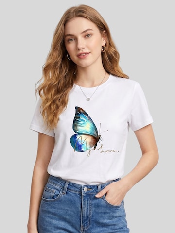 T-shirt LapaPlus en blanc : devant