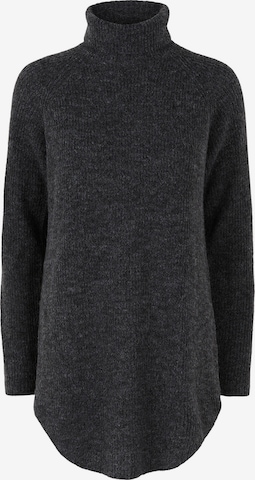 PIECES Пуловер 'Ellen' в сиво: отпред