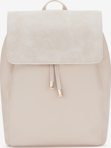 Expatrié Rucksack 'Estelle' in Beige: predná strana