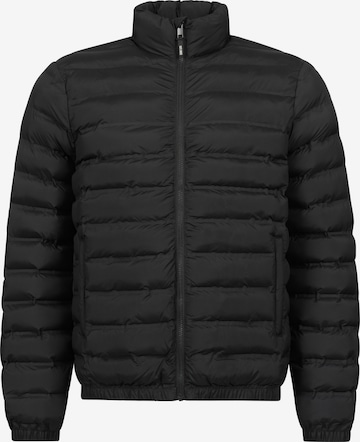 INDICODE JEANS Between-Season Jacket in Black: front