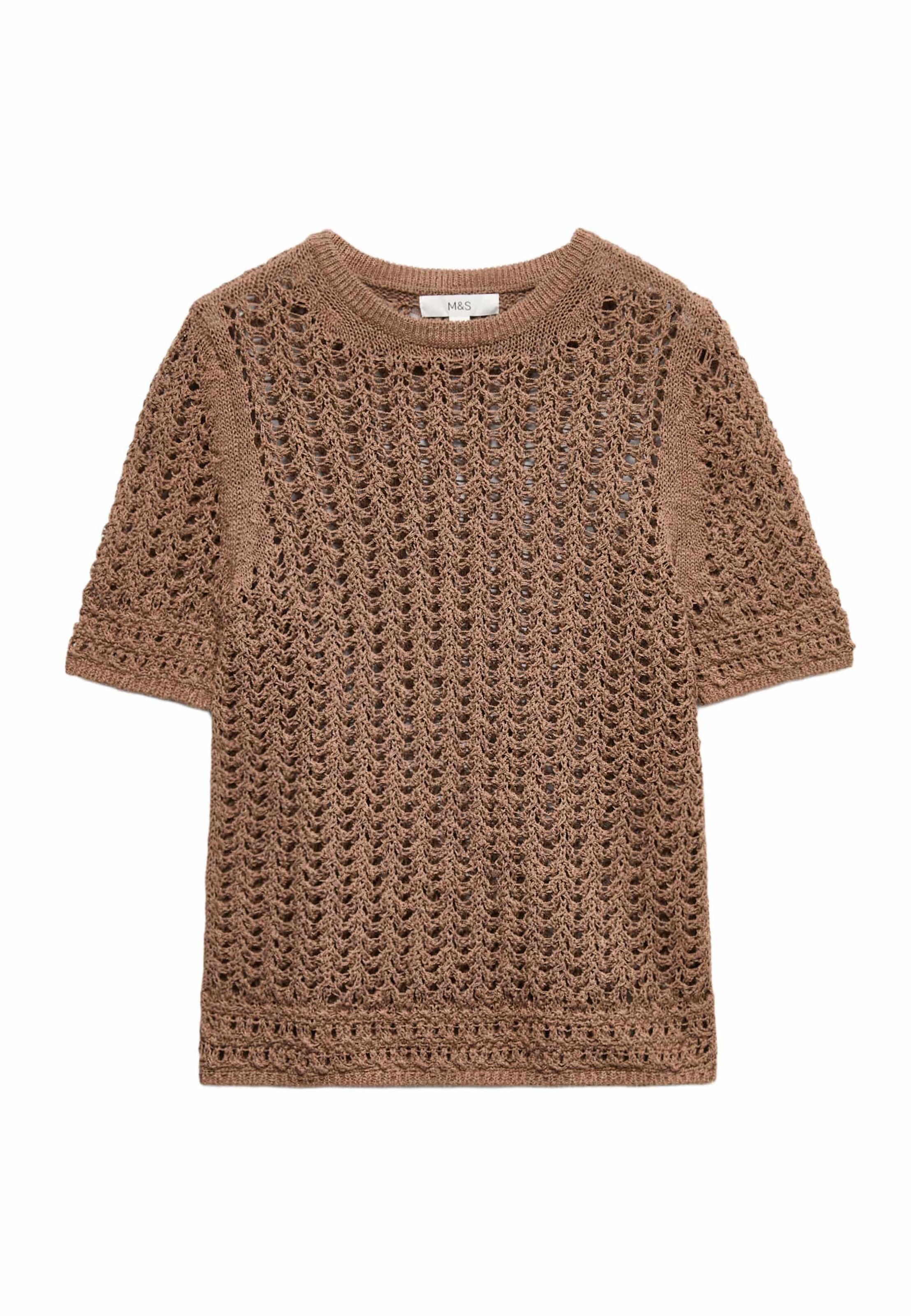 Marks & Spencer Trui in Bruin: voorkant