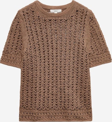 Pull-over Marks & Spencer en marron : devant