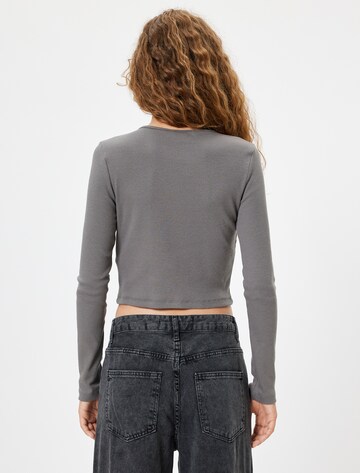 Koton Knit cardigan in Grey
