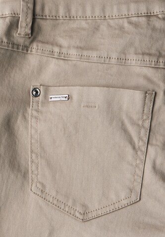 STREET ONE Slimfit Hose in Grau