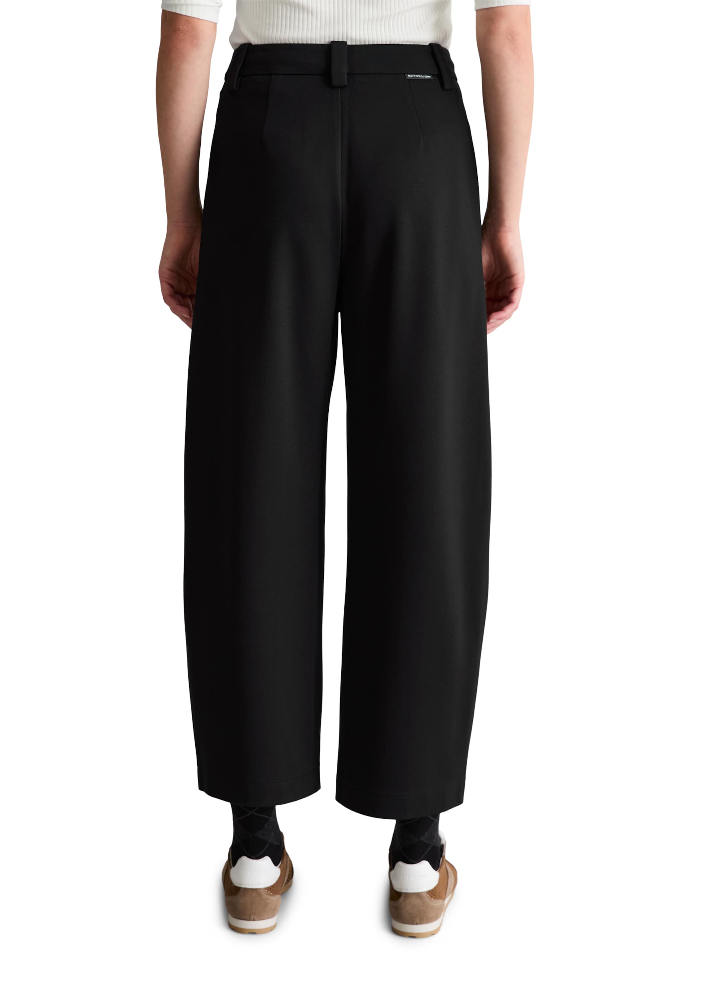 Loosefit Pantalon Marc O'Polo DENIM en noir : derrière