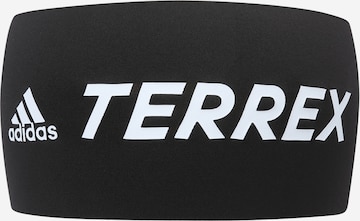 ADIDAS TERREX Sporthoofdband 'Headband' in Zwart: voorkant