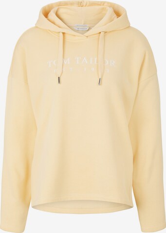 TOM TAILOR Sweatshirt in Yellow: front