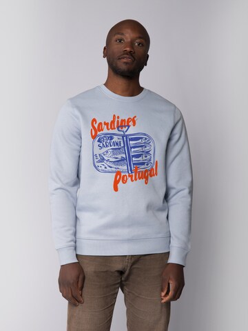 Watapparel Sweatshirt 'Sa' in Blauw: voorkant